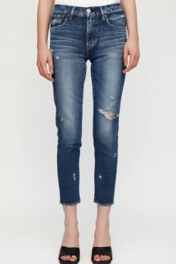 Moussy Gleedsville Skinny in Blue