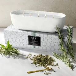 Nest Alfresco Multi-Wick Decorative Candle in White Tea & Rosemary