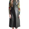 Never A Wallflower Purslane Dress in Olive Faux Leather