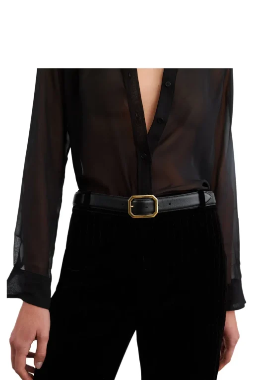 Nili Lotan Anais Belt in Black