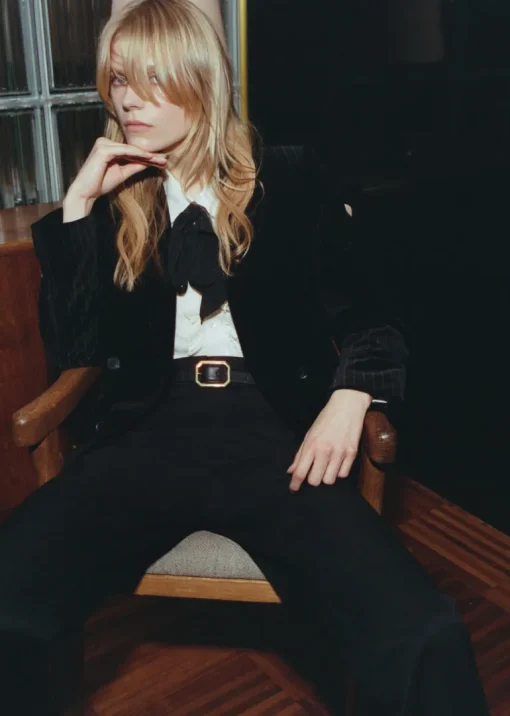 Nili Lotan Anais Belt in Black