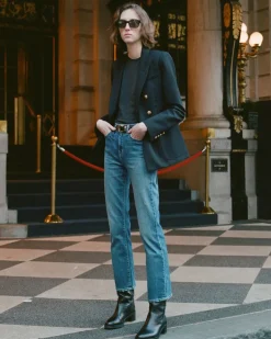 Nili Lotan Boot Cut Jean in Classic Wash