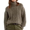 Nili Lotan Gigi Sweater in Light Army Green