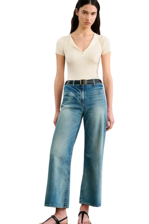 Nili Lotan Megan Jeans in Summer Wash