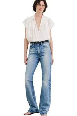 Nili Lotan Normandy Blouse in Ivory