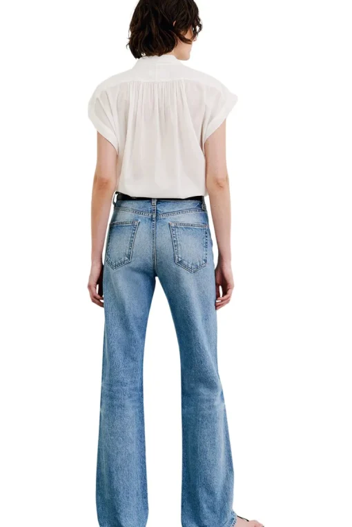 Nili Lotan Normandy Blouse in Ivory