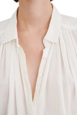 Nili Lotan Normandy Blouse in Ivory