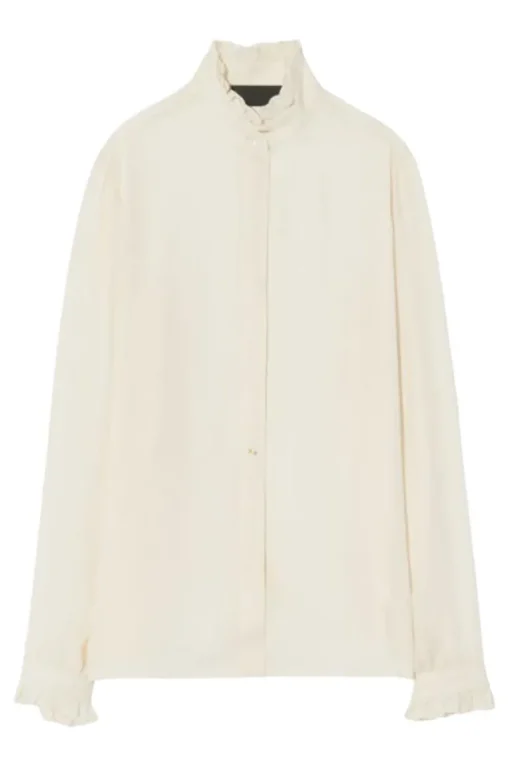 Nili Lotan Orin Shirt in Ivory