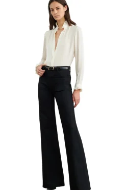 Nili Lotan Orin Shirt in Ivory
