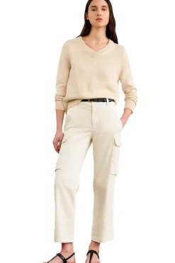 Nili Lotan Priya Sweater in Ecru