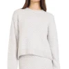 One Grey Day Nyssa Pullover in Ivory Combo