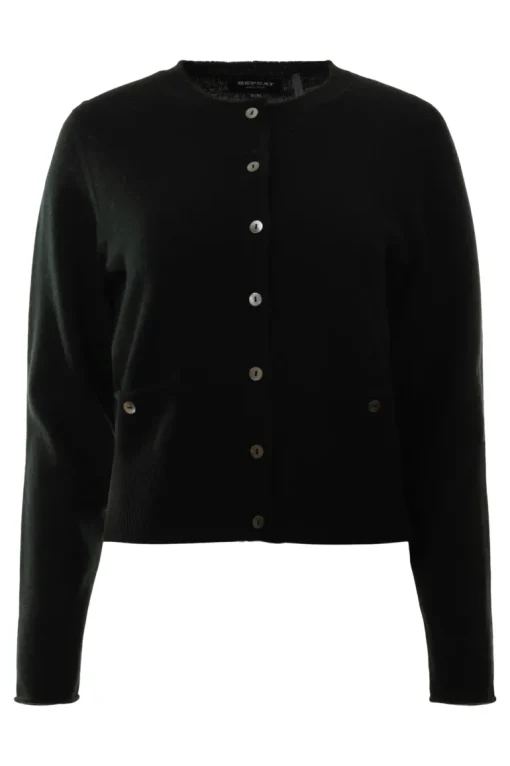 Repeat Cashmere Cardigan in Black