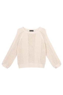 Repeat Cashmere Crewneck Sweater in Cream