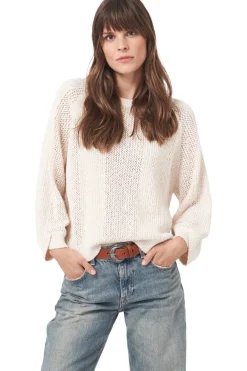 Repeat Cashmere Crewneck Sweater in Cream