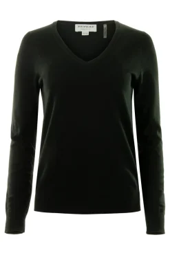 Repeat Cashmere Fine Knit Vneck Cotton Pullover