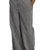 Saint Art Amber Wide-leg Denim Pant in Powder Grey