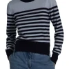 Saint Art Baret Striped Sweater in Skyway-Navy Stripe