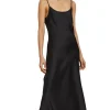 Saint Art Haley Slip Dress in Black