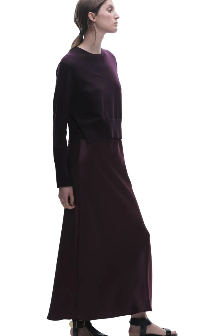 Saint Art Haley Slip Dress in Grape