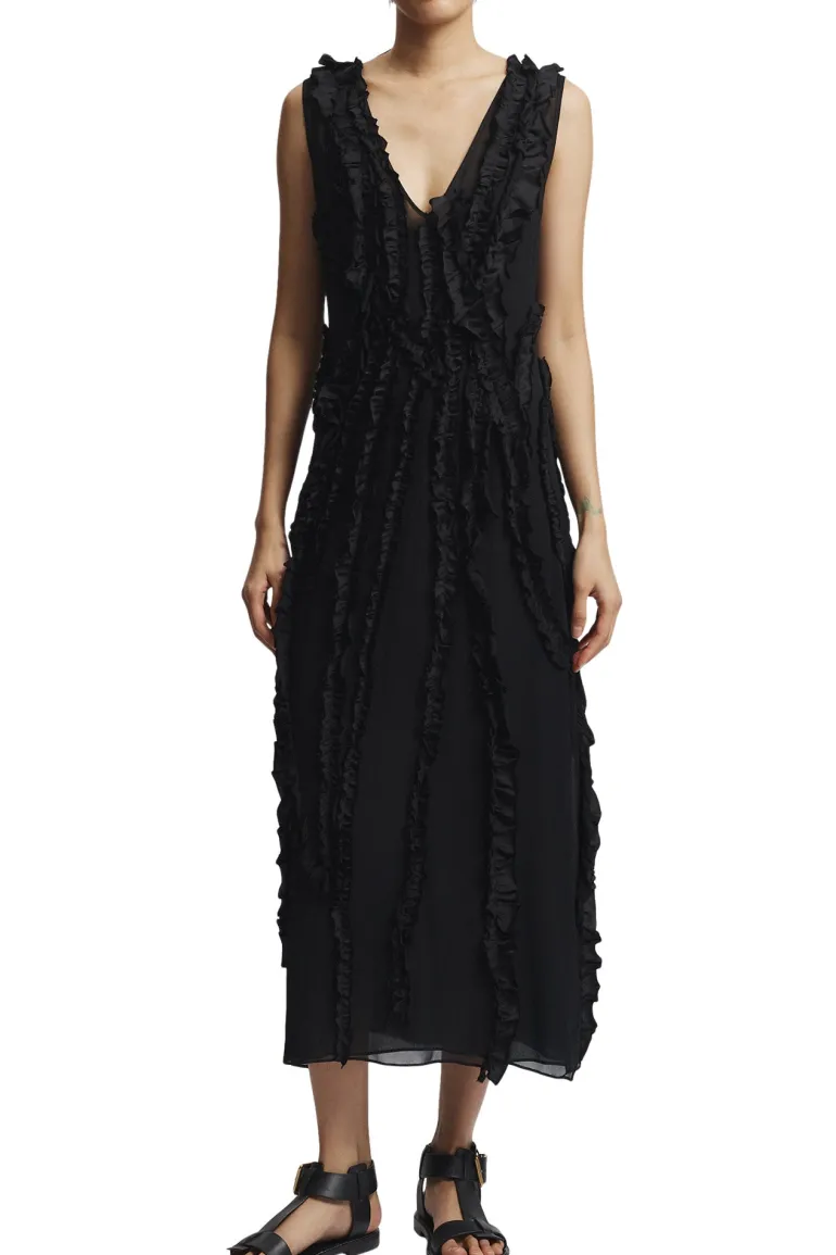 Saint Art Renata Shift Dress in Black