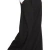 Saint Art Tiffany Mid-Waisted Wide Leg Trouser in Black