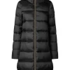 Save The Duck Lysa Hooded Puffer Jacket in Black