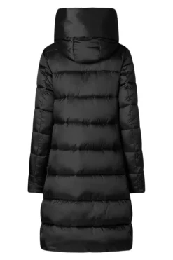 Save The Duck Lysa Hooded Puffer Jacket in Black