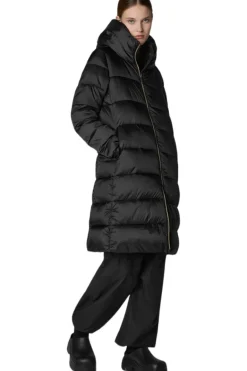 Save The Duck Lysa Hooded Puffer Jacket in Black