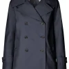 Save The Duck Sofi Raincoat in Blue Black