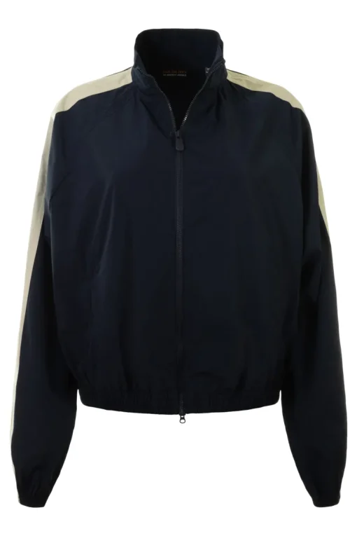 Save The Duck Wyla Windbreaker in Navy Blue - Rainy Beige