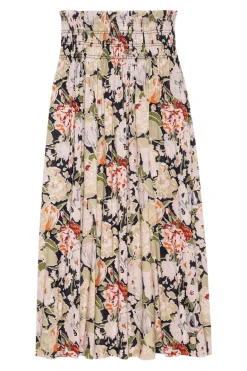 The Great Canary Skirt in Vintage Rose Print