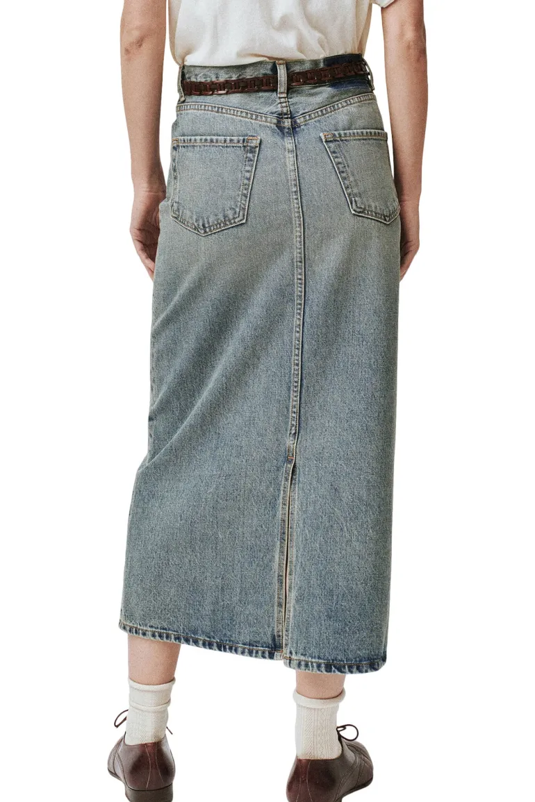 The Great Column Skirt in Monterey Wash