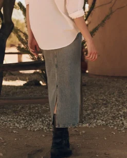 The Great Column Skirt in Monterey Wash