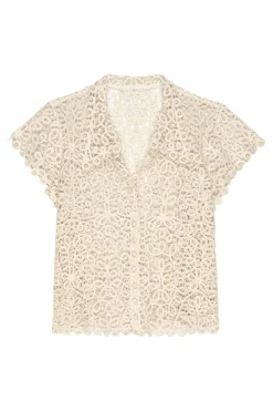 The Great Lattice Top in Cream