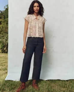 The Great Lattice Top in Cream