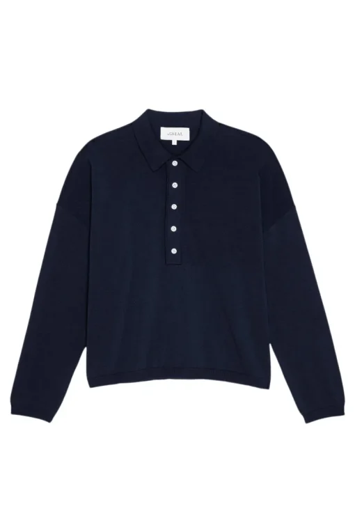 The Great Polo Sweater in Dark Navy