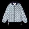 The Great Reversible Ultra Light Down Puffer in Falling Daisy - Cream
