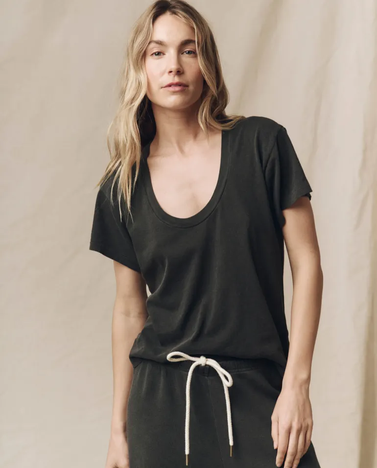 The Great Slim U neck Tee