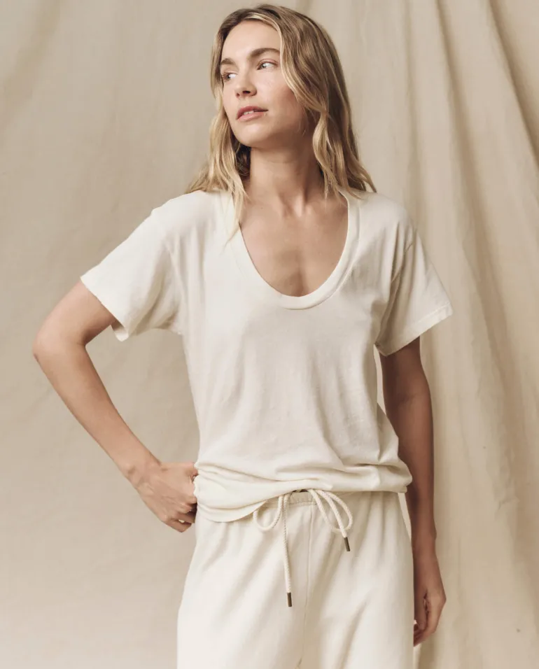 The Great Slim U neck Tee