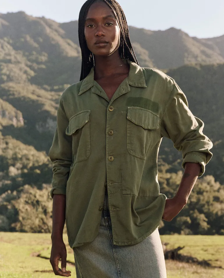 The Great Vintage Army Jacket in Classic Army