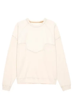 The Great Western Slouch Sweatshirt in Washed White