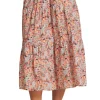 Trovata Birds of Paradis Makena "C" Skirt in Vino Daisies
