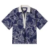 Trovata Birds of Paradis Cora Shirt in High Tide