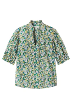 Trovata Birds of Paradis Eliza Blouse in Calma Bloom