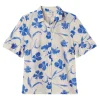 Trovata Birds of Paradis Lena Blouse in Blue Iris