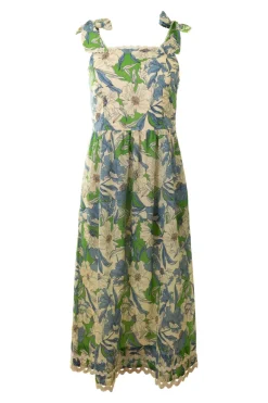 Trovata Birds of Paradis Alessia Dress in Oasis Floral