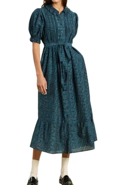 Trovata Birds of Paradis Camille Dress in Blue Ridge Ditsy