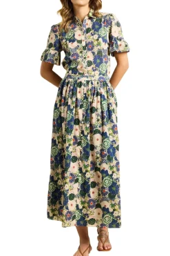 Trovata Birds of Paradis Lisette Skirt in Medley Floral