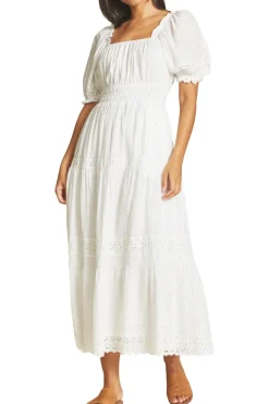 Trovata Birds of Paradis Marguerite Dress in Summer Eyelet