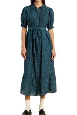 Trovata Birds of Paradis Camille Dress in Blue Ridge Ditsy